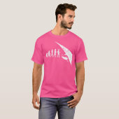 T-shirt Évolution De Hang Gliding Sports Extrêmes (Devant entier)