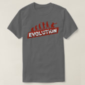 T-shirt Évolution de la capacité de baseball (Design devant)