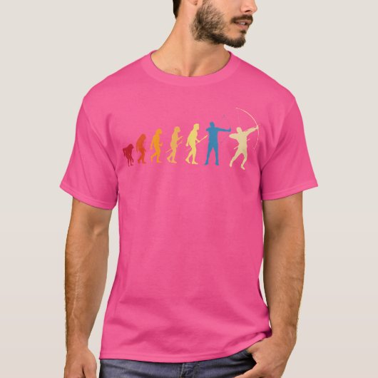 T-shirt Évolution De La Chasse À L'Archer À L'Archer Chass (Devant)