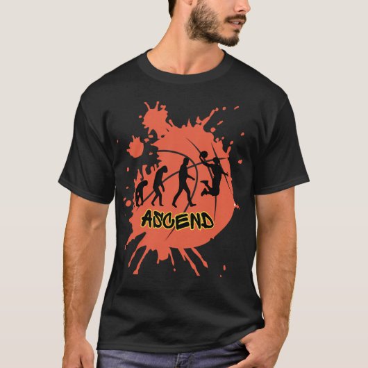 T-shirt Évolution De La Chemise À Balle Ascend (Devant)