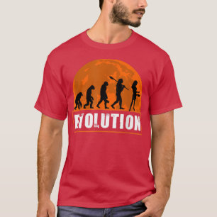 T-shirt Évolution de la cuisine humaine drôle Évolution de
