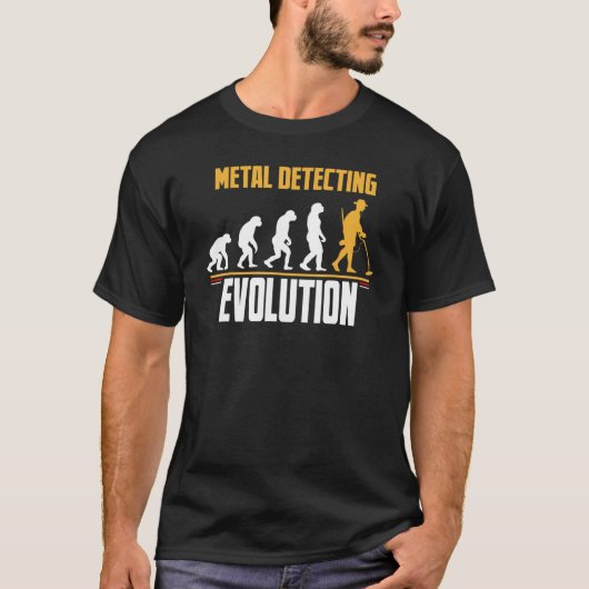 T-shirt Évolution de la détection des métaux (Devant)