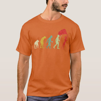 T-shirt Évolution de la fille de garde de couleur