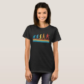T-shirt Évolution de la guitare basse Guitariste basse rét (Devant entier)