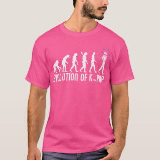 T-shirt Évolution de la K-Pop