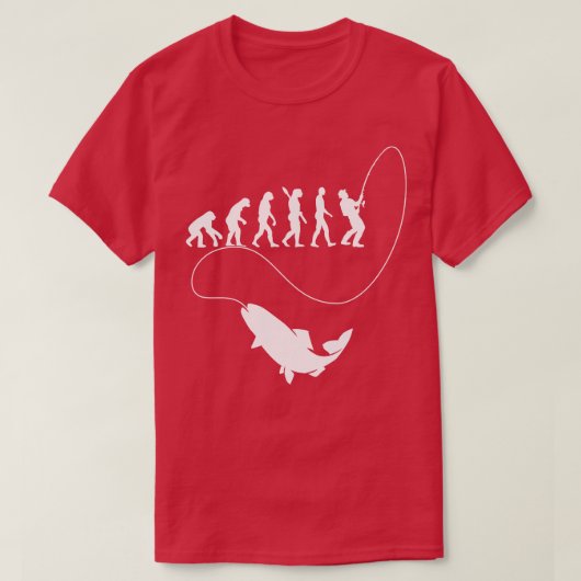 T-shirt Évolution de la pêche (Design devant)
