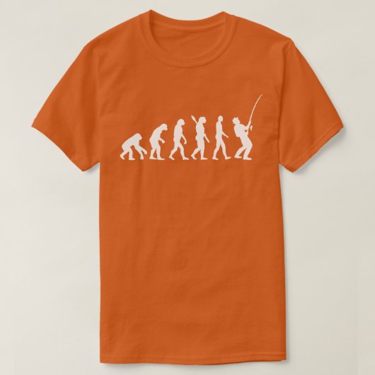 T-shirt Évolution de la pêche (Design devant)
