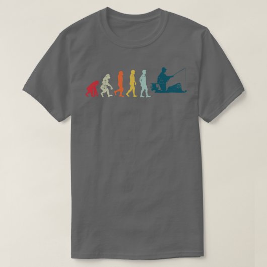 T-shirt Évolution de la pêche (Design devant)