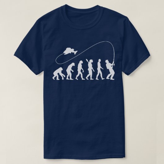 T-shirt Évolution de la pêche 2 (Design devant)