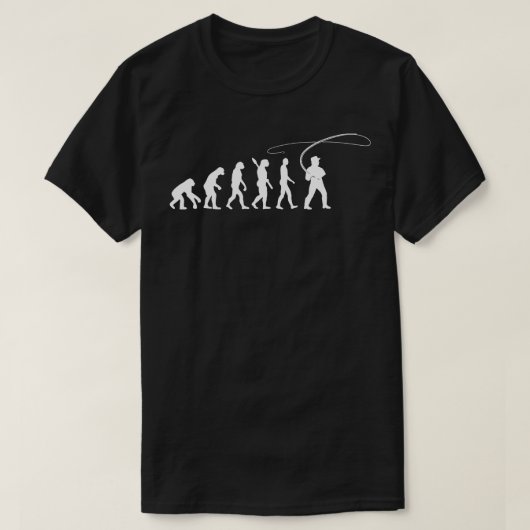 T-shirt Évolution de la pêche aérienne (Design devant)