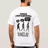 T-shirt Évolution de la pensée (Dos)