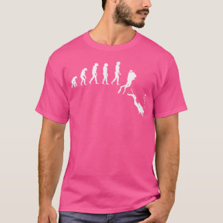 T-shirt Evolution de la plongée Plongée sous-marine Apn