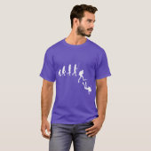 T-shirt Évolution de la plongée Plongeur Scuba drôle Évolu (Devant entier)