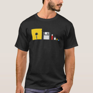 T-shirt Évolution de la technologie de stockage Composant