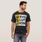 T-shirt Évolution de la vie (Devant entier)
