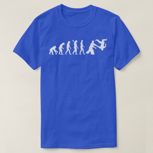 T-shirt Évolution de l'aïkido (Design devant)