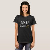 T-shirt Evolution De L'Argent Bitcoin Cryptomonnaie Crypto (Devant entier)