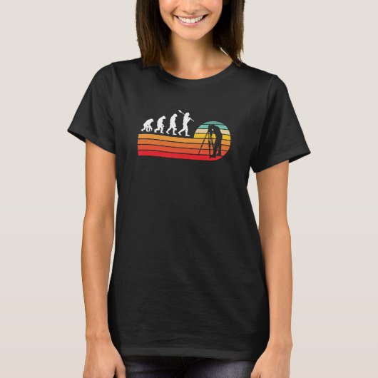 T-shirt Évolution de l'arpenteur (Devant)