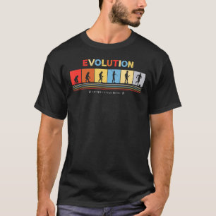T-shirt Évolution De L'Être Humain Rétro les années 70 Foo