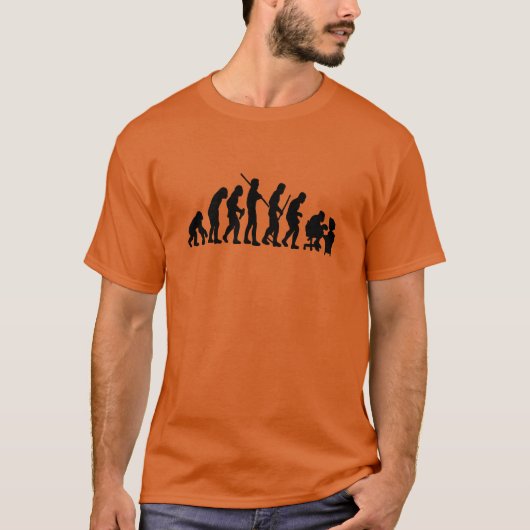 T-shirt Évolution de l'homme (Devant)