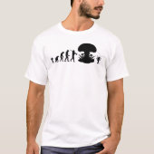T-shirt Évolution de l'Homme et du Cafard Tableau d'Évolut (Devant)