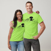 T-shirt Évolution de l'Homme et du Cafard Tableau d'Évolut (Unisexe)