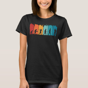 T-shirt Évolution de l'homme Pêche à la truite Pêcheur à l