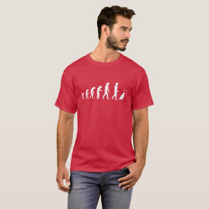 T-shirt Évolution de l'homme : tous les pigeons
