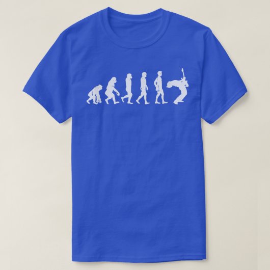 T-shirt Evolution De Man GuitarGuitare 721 (Design devant)