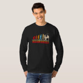 T-shirt Evolution De Man Style Rétro Piano Player Pianiste (Devant entier)