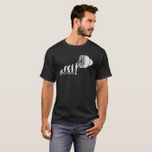 T-shirt Évolution de mécanicien d'avion Entretien d'avion (Devant entier)