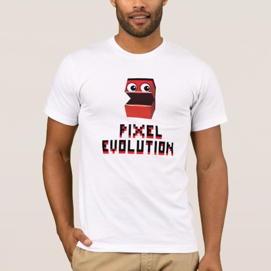 T-shirt Évolution de pixel (Devant)