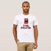 T-shirt Évolution de pixel (Devant entier)