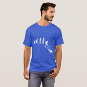 T-shirt Évolution de plongée vintage Evolution (Devant entier)