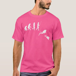 T-shirt Evolution De Plongeur Scuba Drôle Plongée Humaine