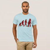 T-shirt Évolution de robot - de l'homme dans des robots (Devant entier)