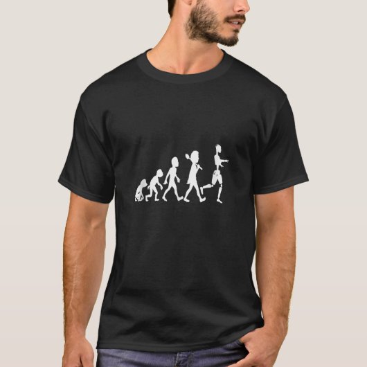 T-shirt Évolution de robot drôle nerd informatique robotiq (Devant)