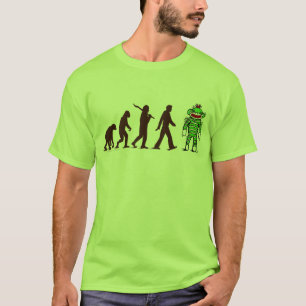 T-shirt Évolution de singe de chaussette