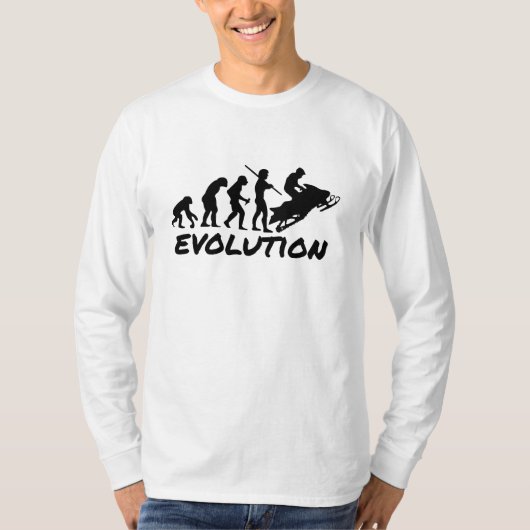 T-shirt Évolution de Snowmobile (Devant)