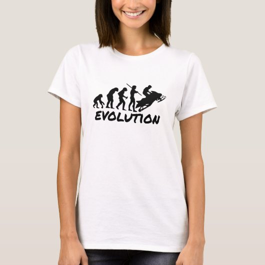 T-shirt Évolution de Snowmobile (Devant)