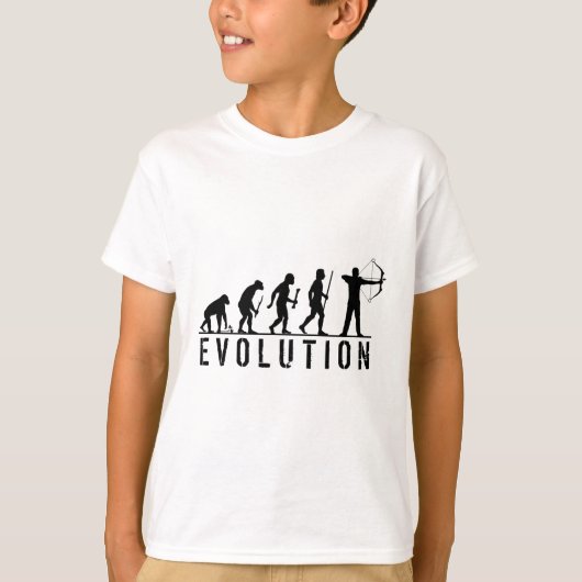 T-shirt Évolution de tir à l'arc (Devant)