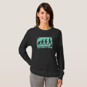 T-shirt Évolution De Vegan (Devant entier)
