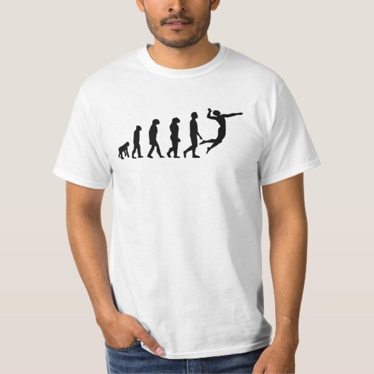 T-shirt Évolution de volleyball (Devant)