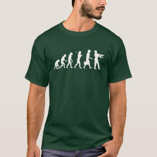 T-shirt Évolution de zombi