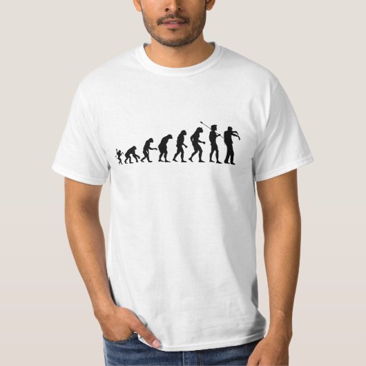T-shirt Évolution de zombi (Devant)