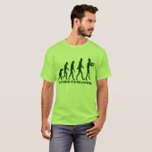 T-shirt Évolution de zombi (Devant entier)