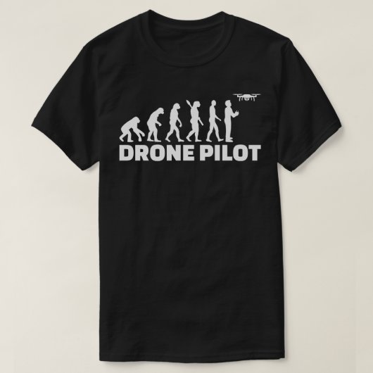 T-shirt Évolution des drones (Design devant)