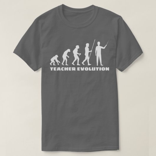 T-shirt Évolution des enseignants (Design devant)