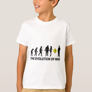 T-shirt Évolution des hommes faisant à leur guise