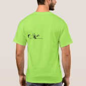 T-shirt évolution des hommes kiteboarding (Dos)